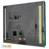 Specchio LED Quadrato | Pulsanti touch | Funzione anti-appannamento | Temperatura di colore regolabile - Reyze Serie Minimal Modello 7